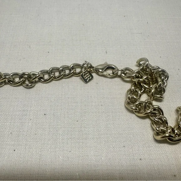 Banana Republic Emerald Cabochon and Crystal Statement Fashion Necklace - Picture 6 of 7